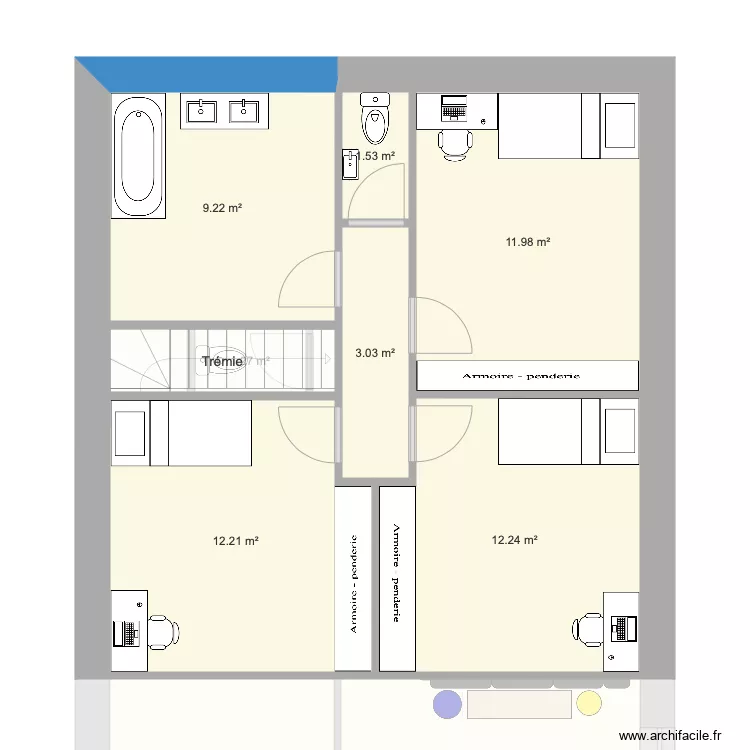 ID&Eacute;E CHAMBRE. Plan de 