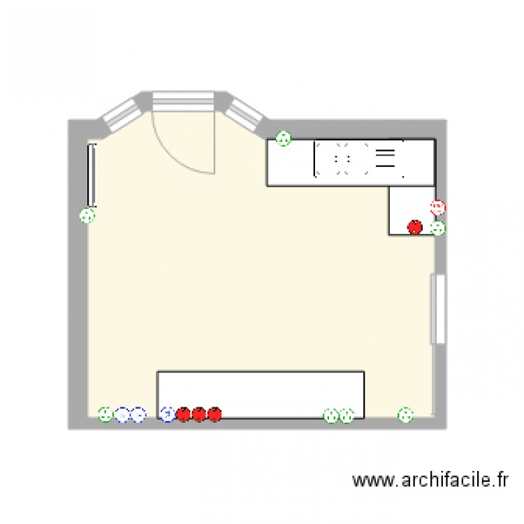 cablage cuisine st porchaire. Plan de 0 pièce et 0 m2