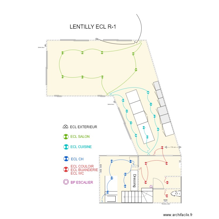 toniovega lentilly 2 ECL. Plan de 0 pièce et 0 m2