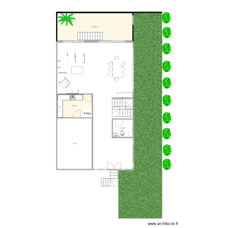 Salon. Plan de 0 pièce et 0 m2