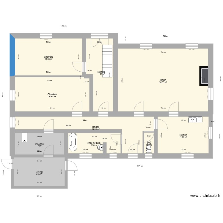 conchard. Plan de 0 pièce et 0 m2