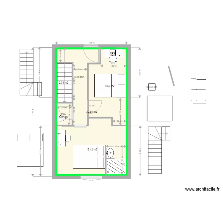 Maison etage futur v4 FINAL. Plan de Maison etage futur v4 FINAL. Plan de