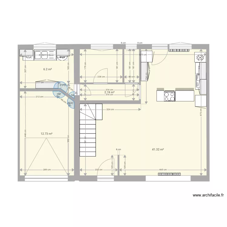 maison1. Plan de 