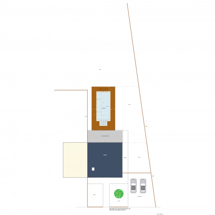 Projet GIARRIZZO. Plan de 0 pièce et 0 m2