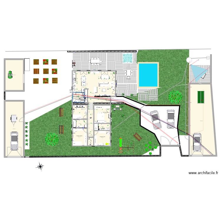 2023 01 21 PLAN PROJET 28. Plan de 11 pièces et 280 m2