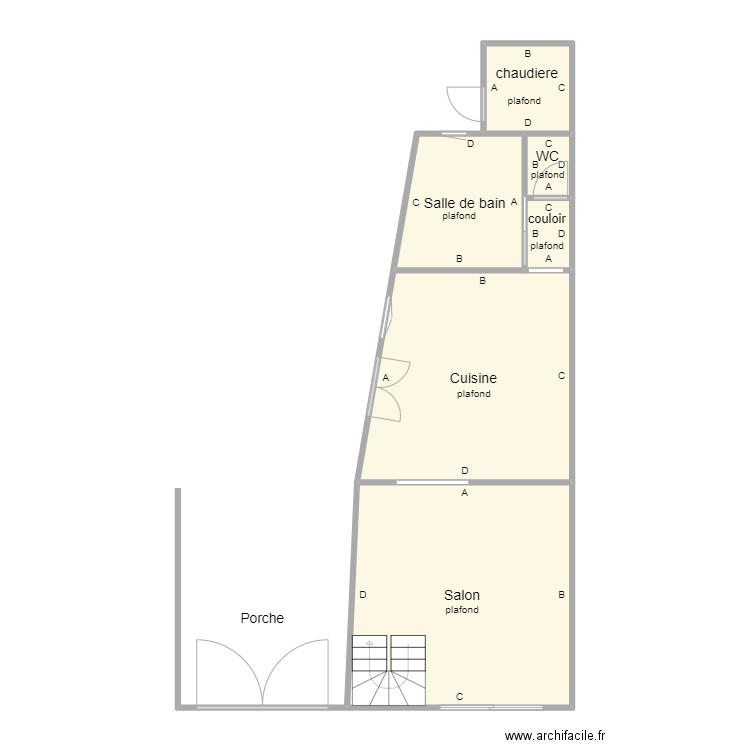 picouleau rdc. Plan de 0 pièce et 0 m2