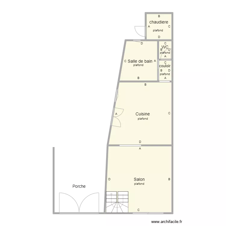 picouleau rdc. Plan de 