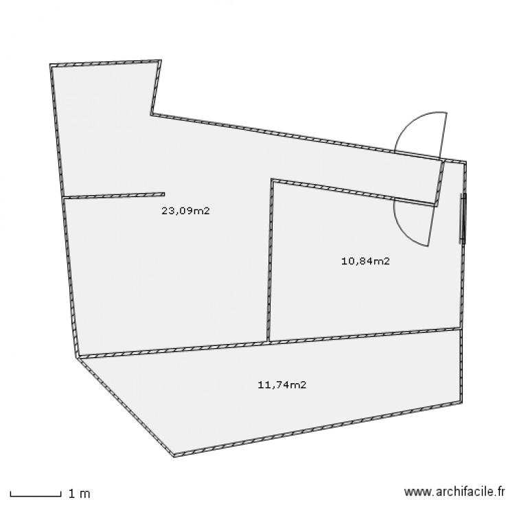disposition chambres 1er etage. Plan de 0 pièce et 0 m2