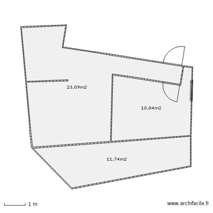 disposition chambres 1er etage. Plan de 0 pièce et 0 m2