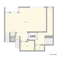 Plan RDC sans cloison