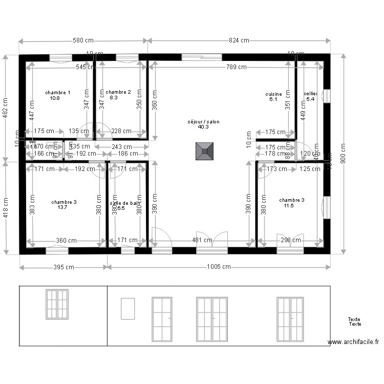 LAETI RDCH 11. Plan de 0 pièce et 0 m2