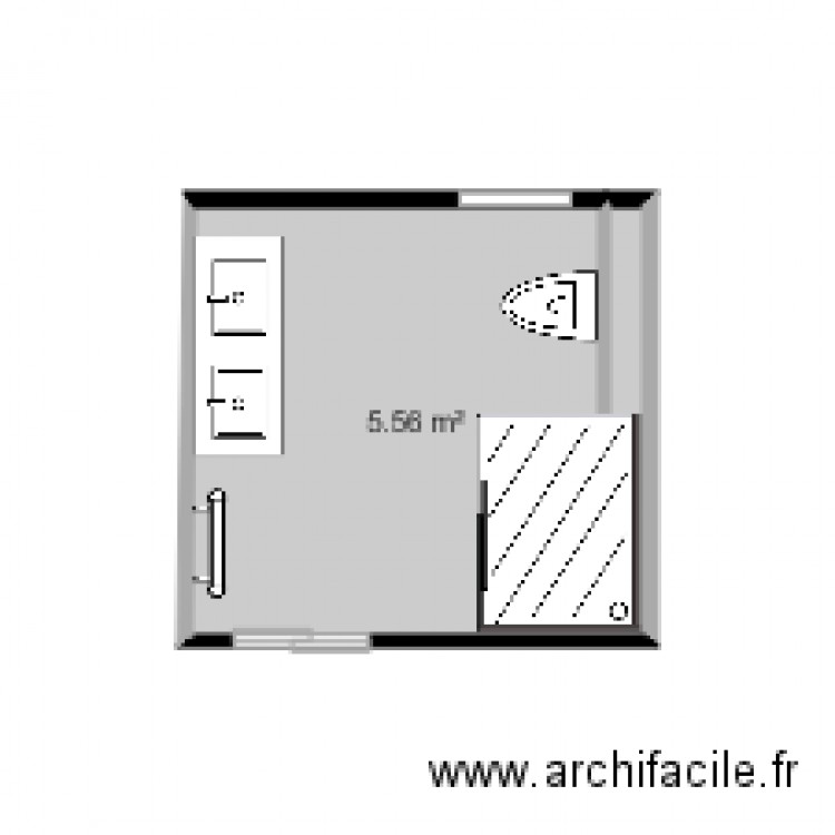 sdb ragot. Plan de 0 pièce et 0 m2