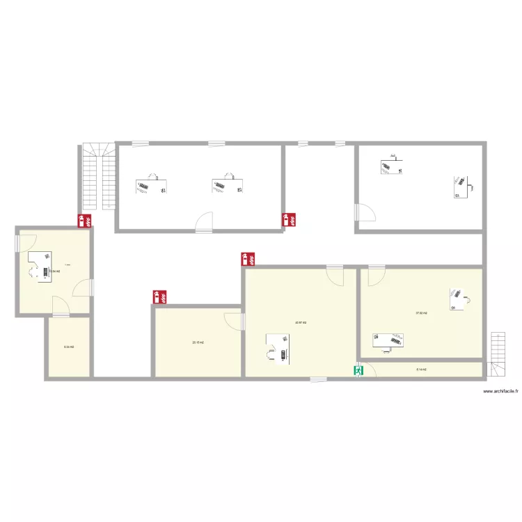 zinder 1er étage. Plan de zinder 1er étage. Plan de