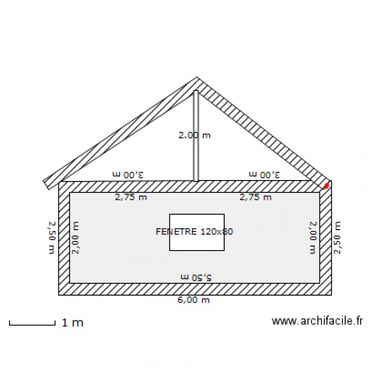 PLAN DE COUPE GARAGE COTE OUEST. Plan de 0 pièce et 0 m2