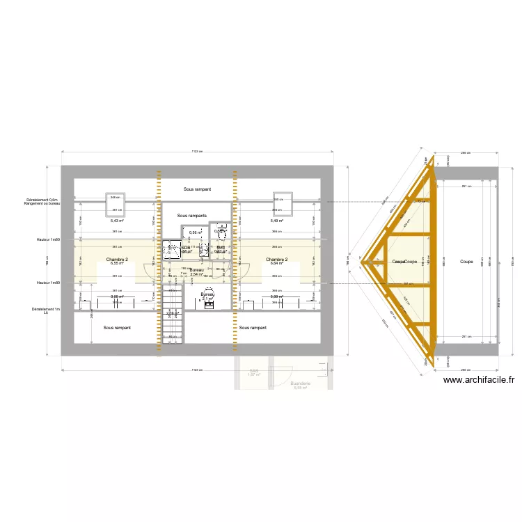 Plan St&eacute;phane Poineuf futur. Plan de 