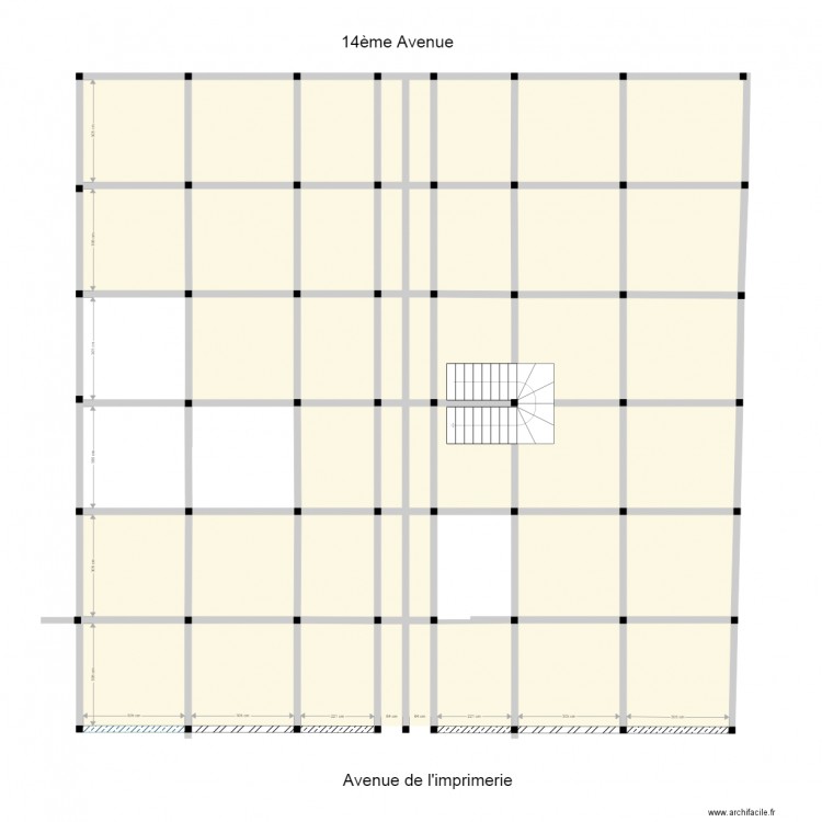 Nyakabiga implantation. Plan de 44 pièces et 297 m2