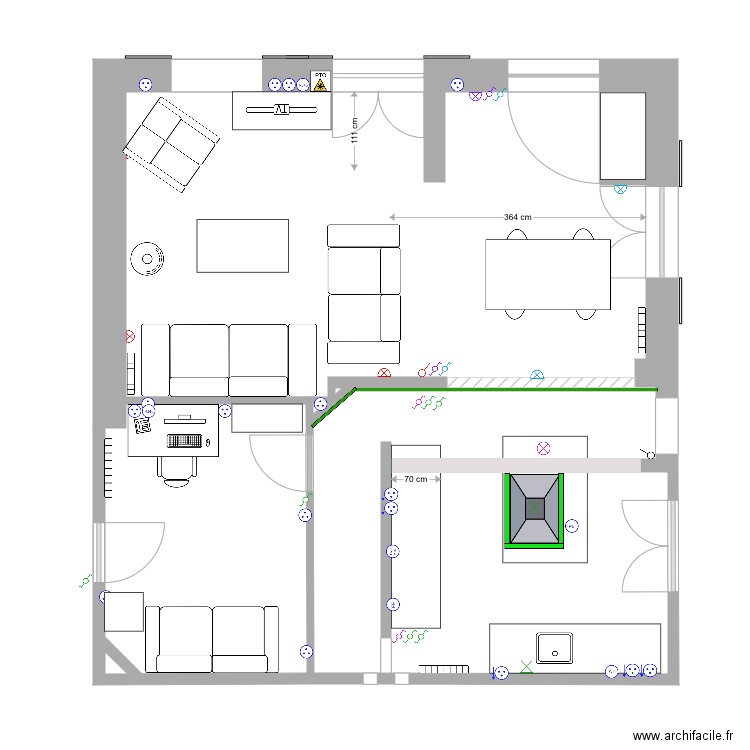 RDC Cedres 4. Plan de 0 pièce et 0 m2