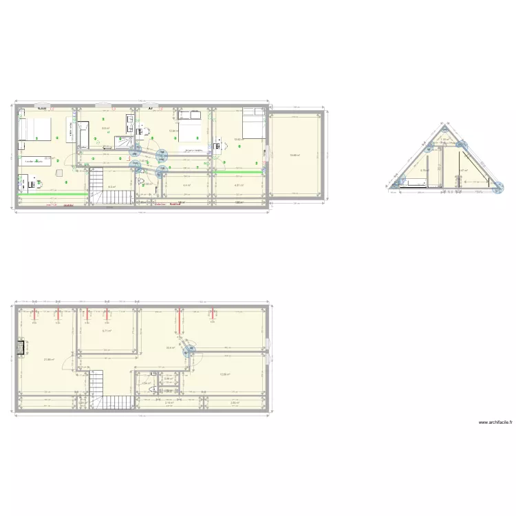 Brefordes reprise cote reelle. Plan de 