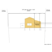 DP3 plan de coupe -sud-AVANT dependance réhaussée sans cotes