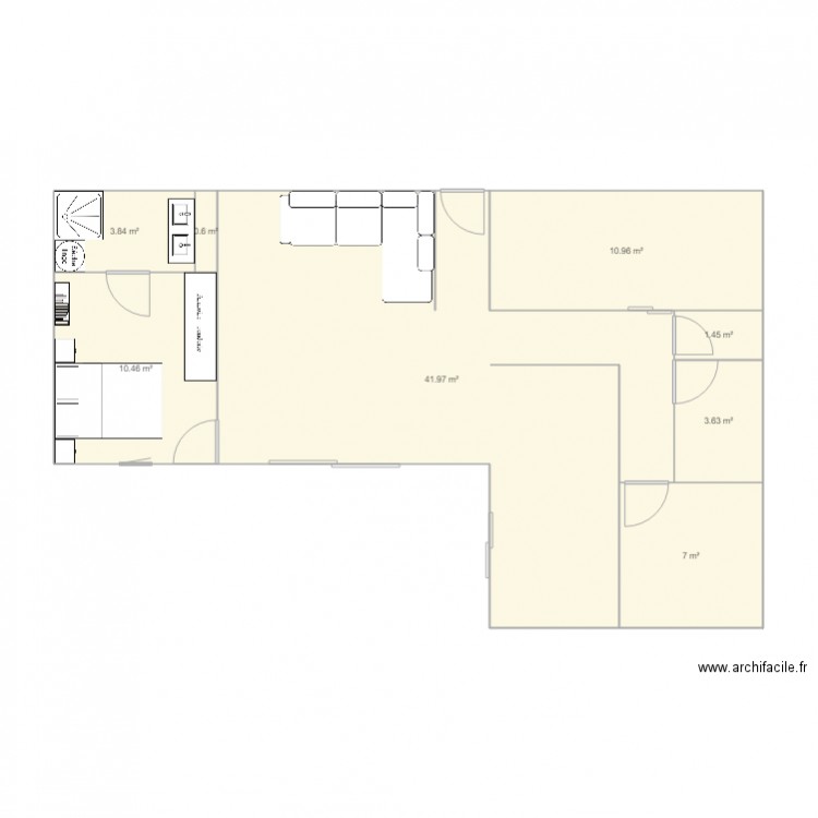 maison 3 chambre. Plan de 0 pièce et 0 m2