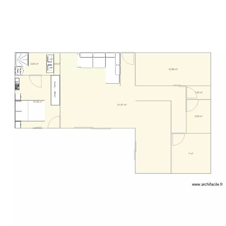maison 3 chambre. Plan de maison 3 chambre. Plan de