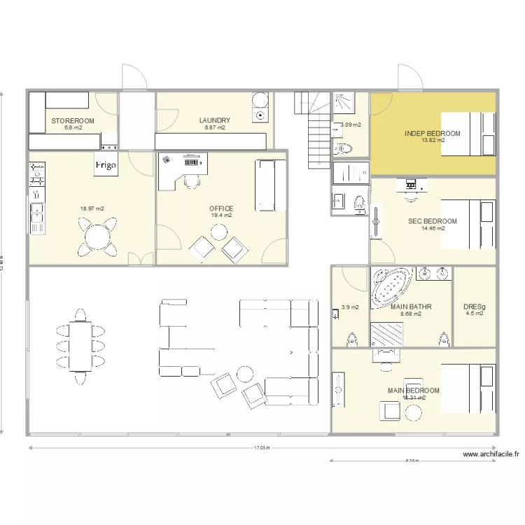 caraibe1C. Plan de 