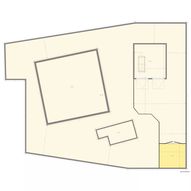 maison carre st simeon implantation 2. Plan de 