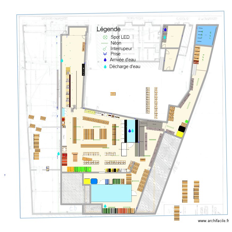 Auderghem -  Louis test autre dispo . Plan de 7 pièces et 736 m2