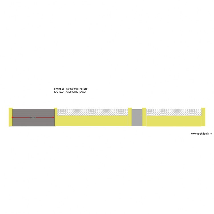 PORTAIL 4M deco. Plan de 0 pièce et 0 m2