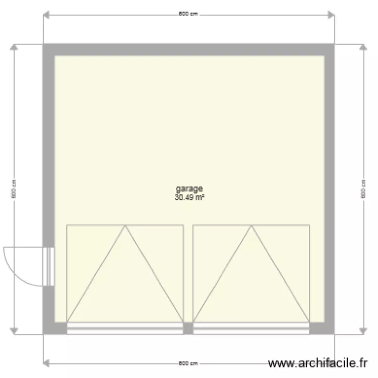 garage1. Plan de garage1. Plan de