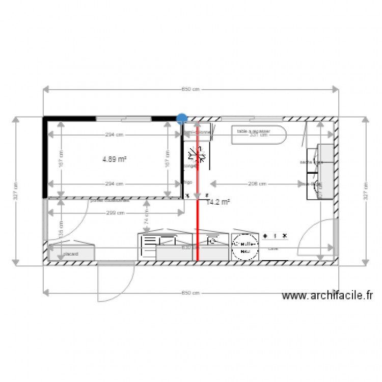 CELLIER 1. Plan de 0 pièce et 0 m2