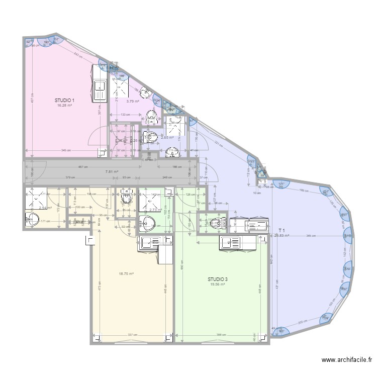 CONDORCETPROJETN2. Plan de 0 pièce et 0 m2