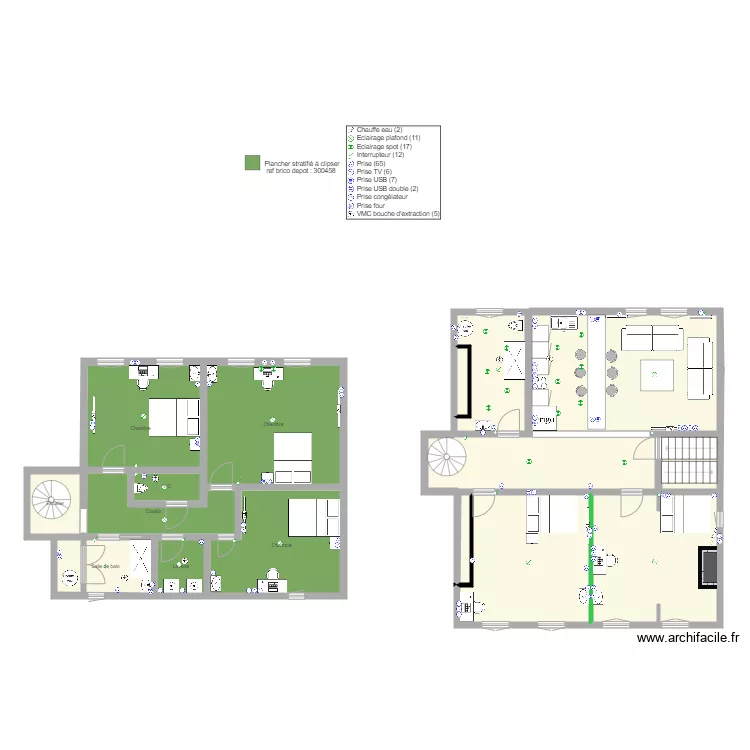 coloc 5 chambres. Plan de coloc 5 chambres. Plan de