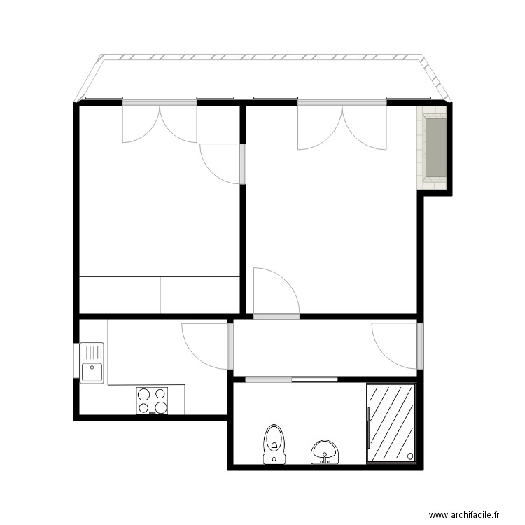 Charlotte. Plan de 0 pièce et 0 m2