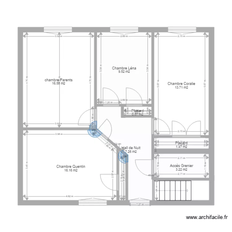 etage avec côtes 1. Plan de etage avec côtes 1. Plan de