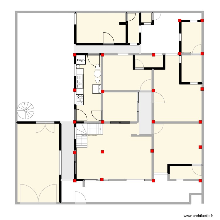 5-Plan Villa Plan RDC - VF. Plan de 0 pièce et 0 m2