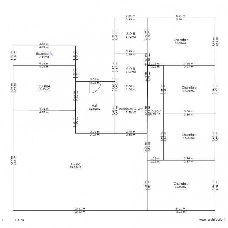 Plan. Plan de 0 pièce et 0 m2