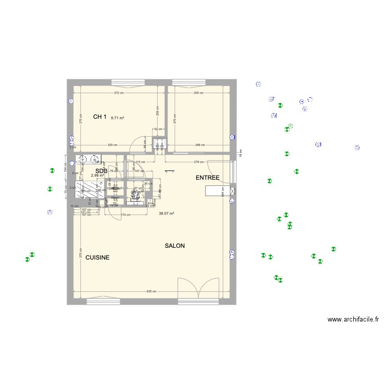 LA MUL plan modif new 2. Plan de 0 pièce et 0 m2