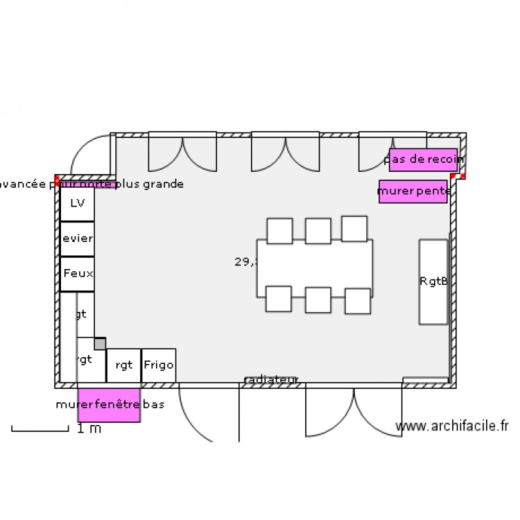 CUISINE dans VERANDA  février 2014. Plan de 0 pièce et 0 m2
