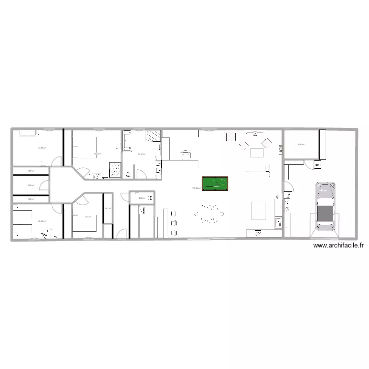 Projet maison. Plan de 
