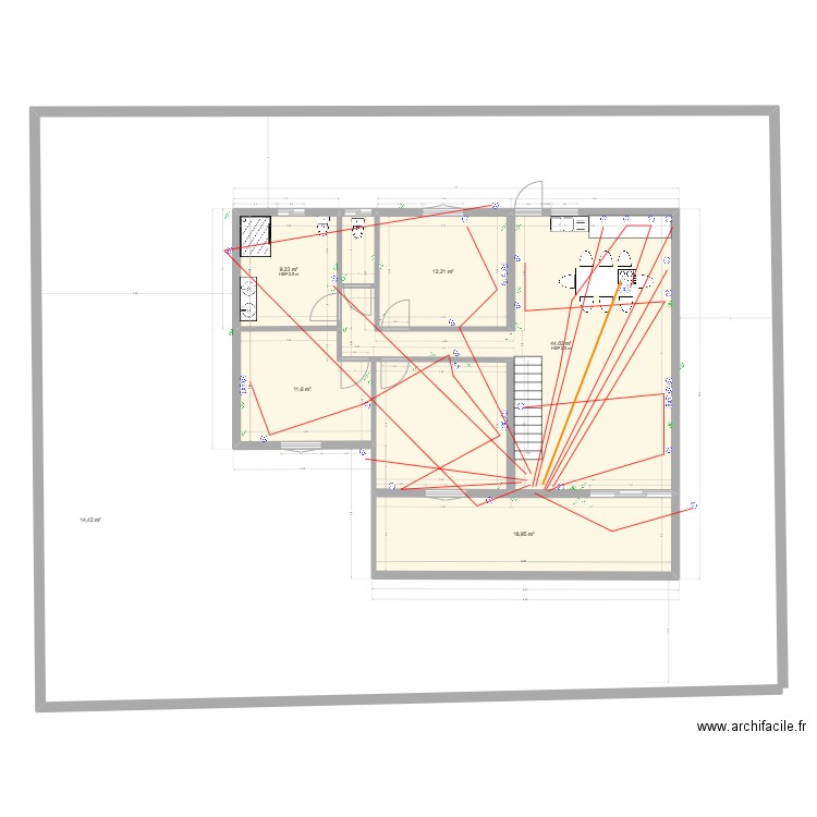 02052025. Plan de 7 pièces et 203 m2