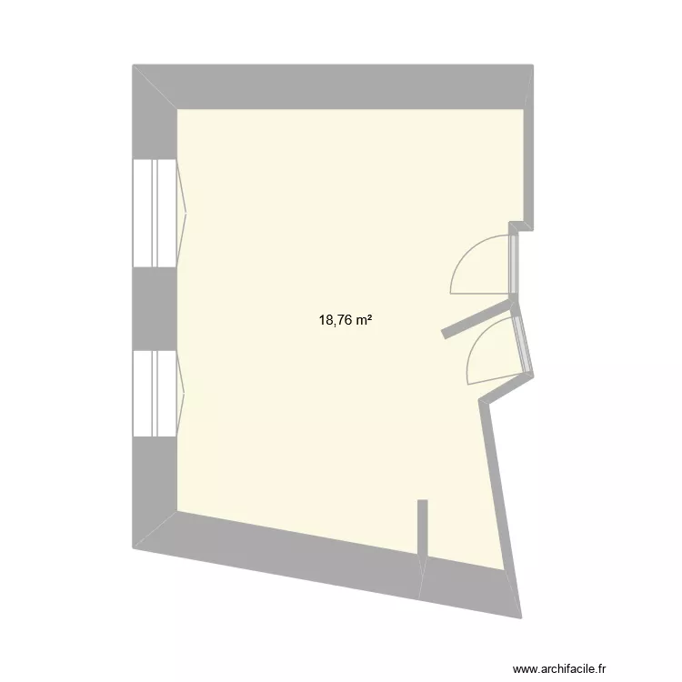 piece de vie. Plan de 1 et 19 m² piece de vie. Plan de 1 et 19 m²