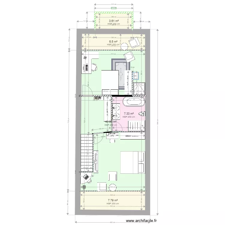 Nouvelle maison. Plan de 