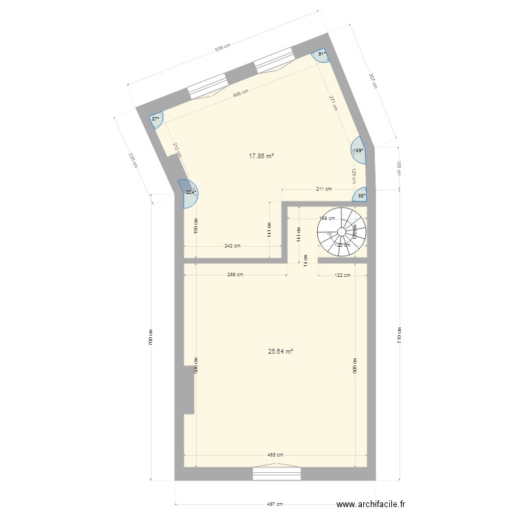 Lille Version 1 Niveau 2. Plan de 0 pièce et 0 m2