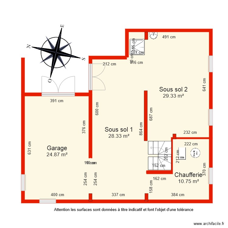 BI 5037 SOUS SOL côté. Plan de 0 pièce et 0 m2