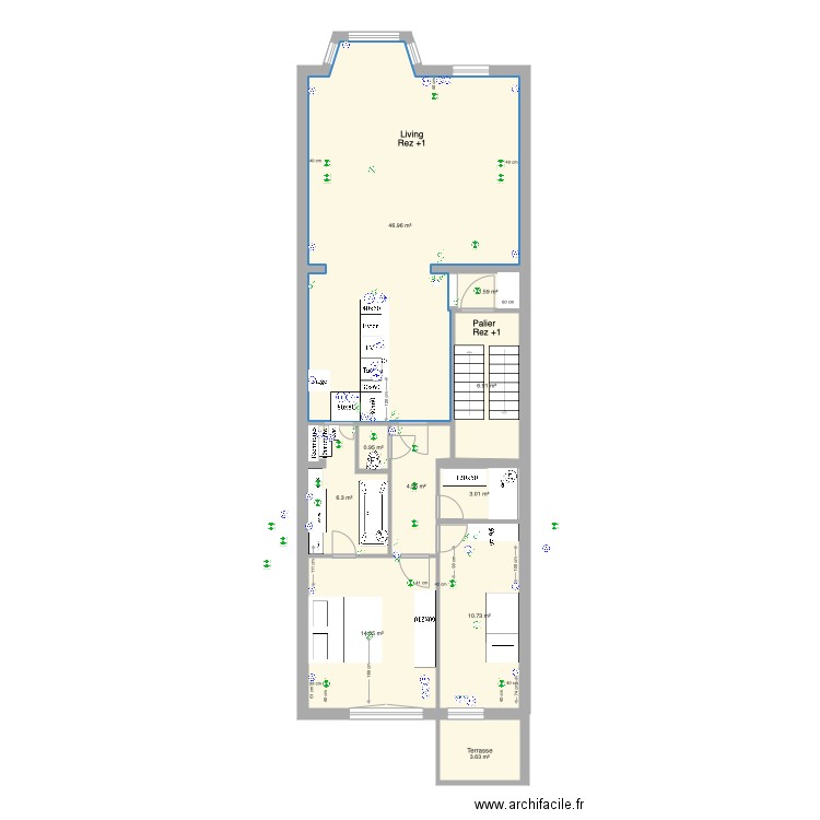 Marie José Rez1 2e projet Fred. Plan de 0 pièce et 0 m2