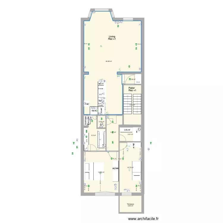 Marie José Rez1 2e projet Fred. Plan de 0 pièce et 0 m2 Marie José Rez1 2e projet Fred. Plan de 0 pièce et 0 m2