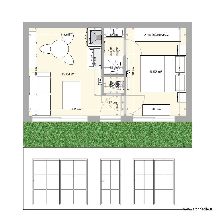 PETITE VERSION 1. Plan de 0 pièce et 0 m2