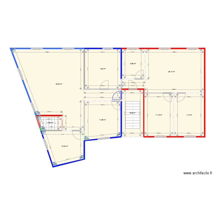 R1 T2. Plan de 0 pièce et 0 m2