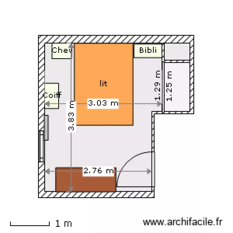 1_chambre_2. Plan de 